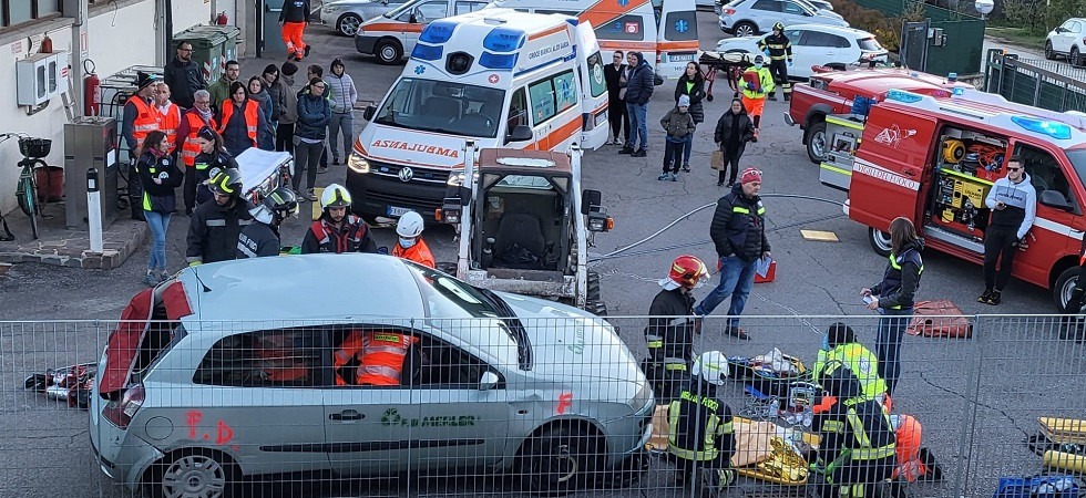 Incidenti in casa e in strada, malori e oltre 250 persone coinvolte fra soccorritori e attori “feriti”